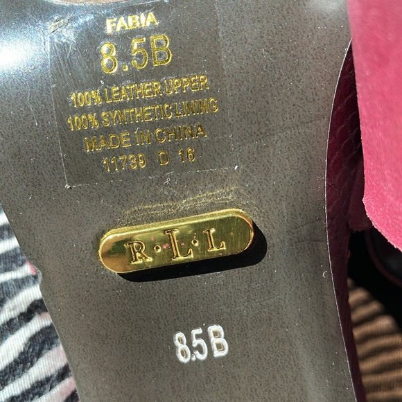 Ralph Lauren Fabia summer heels - Picture 6 of 6